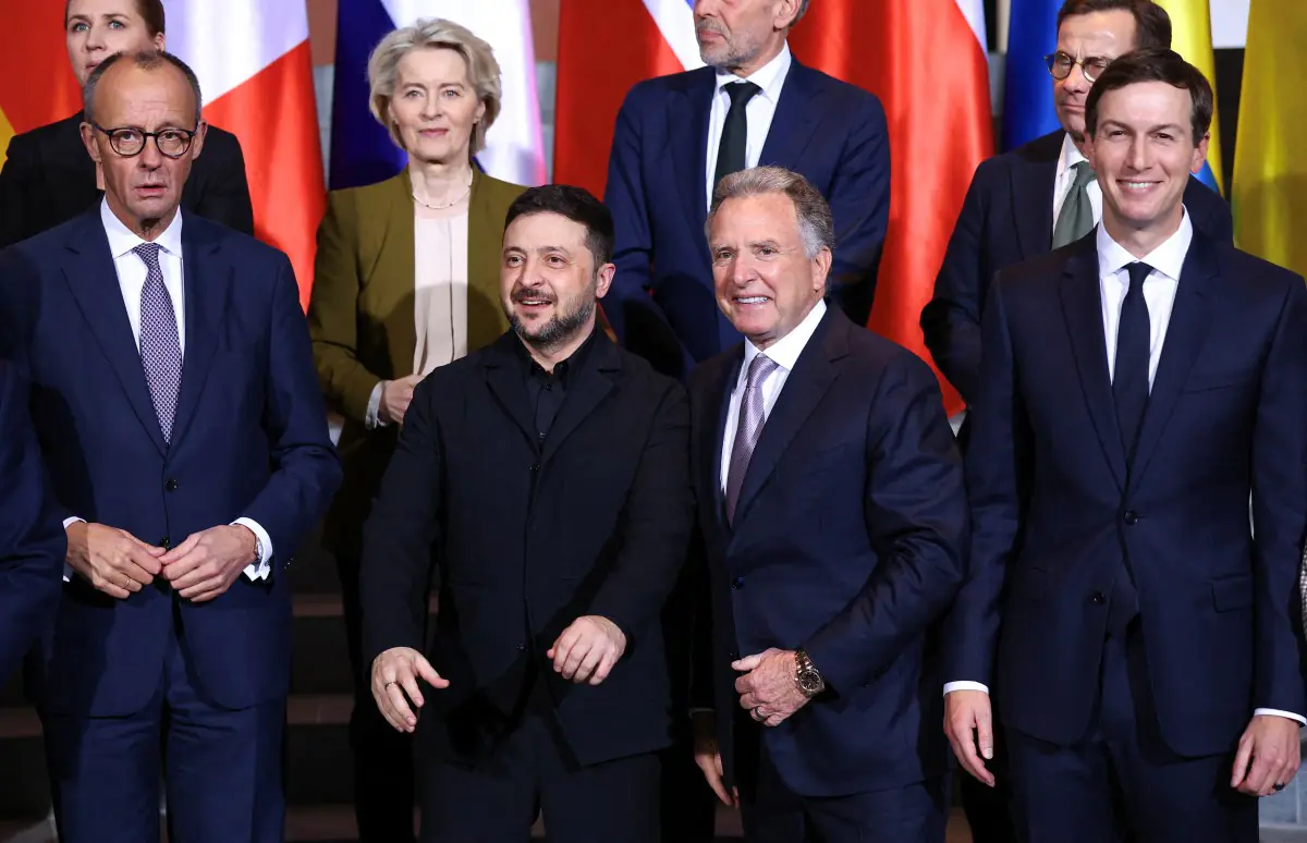 Zelenski se reunió con el delegado de Trump y los líderes de la UE/AFP