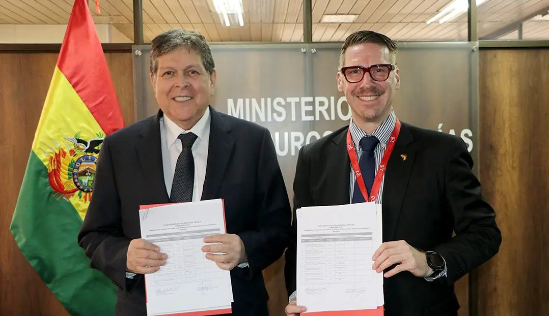 Bolivia y Alemania aprueban plan para impulsar diversificación energética