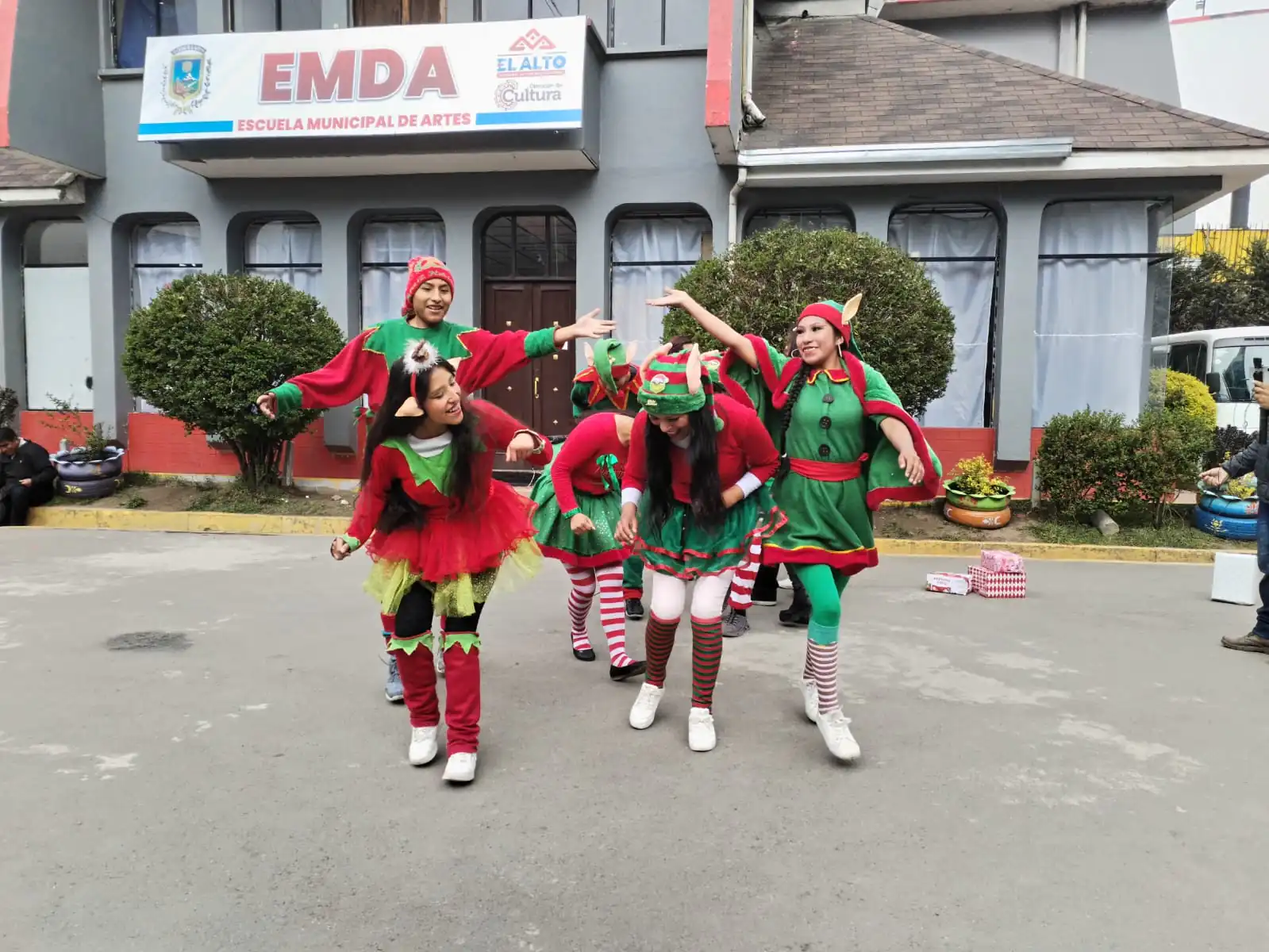 El desfile navideño de El Alto queda suspendido. FOTO: GAMEA