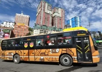Un bus PumaKatari. FOTO: La Paz BUS