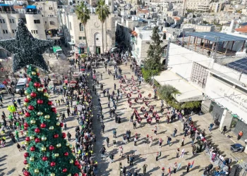 Poco a poco en Belén se siente la navidad/AFP