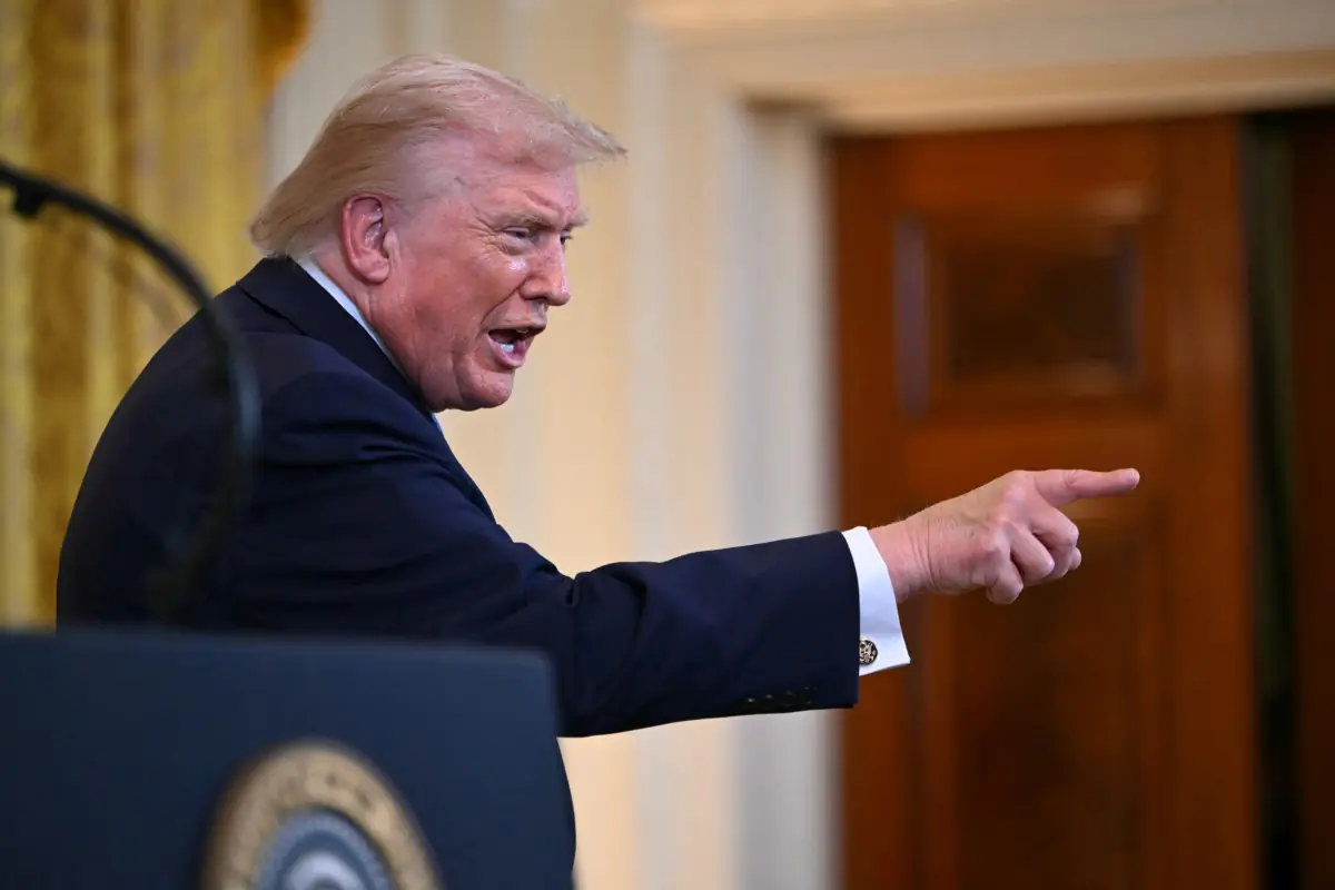 Trump arremetió contra los medios de comunicación que lo critican/AFP