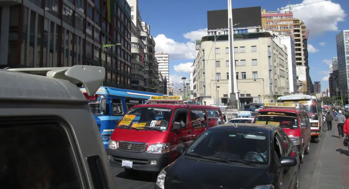 Rigen nuevas tarifas del transporte público en La Paz. FOTO: RRSS