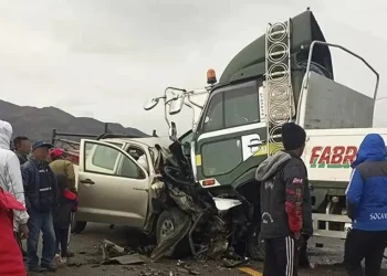 Los vehículos quedaron destruidos/RRSS