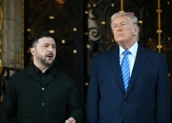 Trump recibió a Zelenski en la Florida/AFP