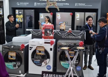 Samsung celebra Navidad con vales de hasta Bs 2.000 en supermercados
