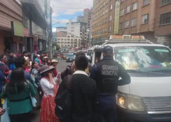 La Alcaldía de La Paz intensifica controles en costo de pasajes. FOTO. AMUN