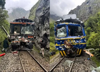 Los trenes chocaron de manera frontal/SJOpina