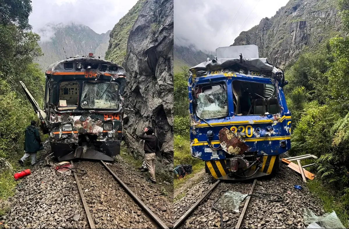 Los trenes chocaron de manera frontal/SJOpina