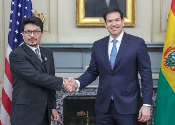 Aramayo y Rubio se reúnen y EEUU llama ‘amiga’ a Bolivia