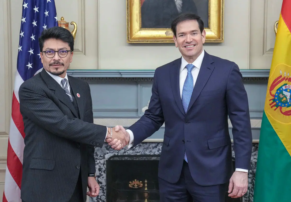 Aramayo y Rubio se reúnen y EEUU llama ‘amiga’ a Bolivia