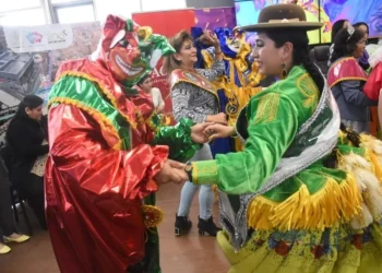 Las actividades del Carnaval paceño se realizarán hasta el 13 de marzo. FOTO: GAMLP
