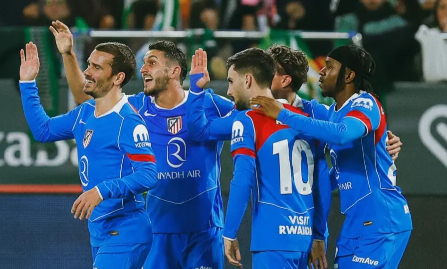 Atlético endosa un 5-0 al Betis y se mete en semis de Copa