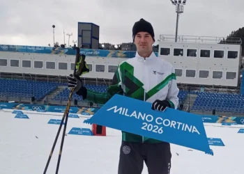 Timo Grönlund listo para los Juegos y tuvo su primer entrenamiento