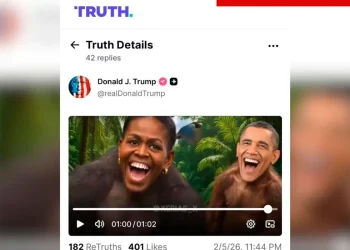 Trump borra un video racista que mostraba a los Obama como simios