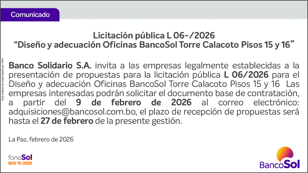 COMUNICADO