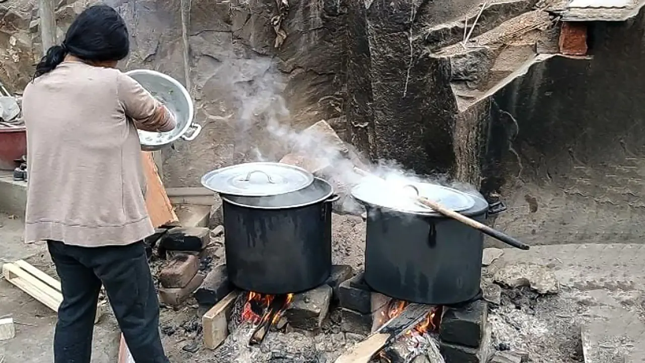 El 73% de los hogares usa gas, pero un 21% aún cocina con leña