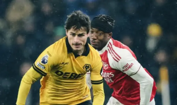 Arsenal desaprovecha ventaja de dos goles y empata ante Wolverhampton