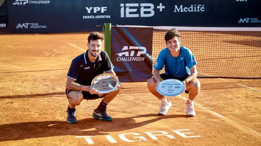 Juan Carlos Prado campeón de dobles en el Challenger de Tigre
