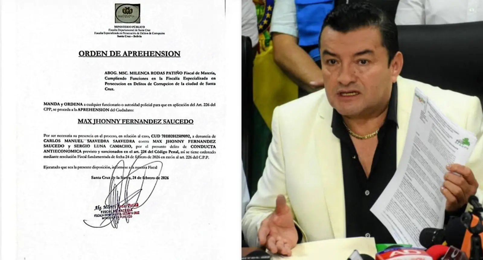 Jhonny Fernández queda aprehendido tras declarar en el caso ‘pavimento’