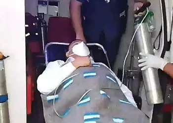 El alcalde cruceño salió en un una ambulancia de la Delcc/Captura Sitel