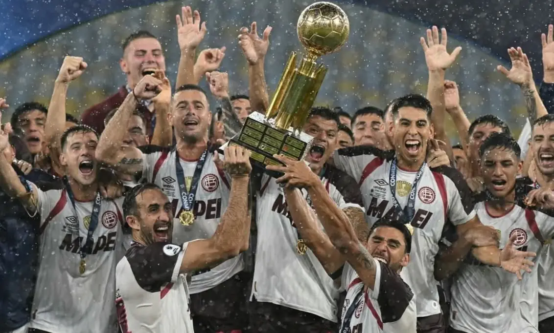 Lluvia de gloria en el Maracaná: Lanús, campeón de la Conmebol Recopa