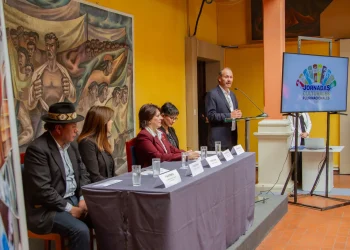 Conferencia de prensa de autoridades de Cultura y Turismo. FOTO: Ministerio de Turismo.