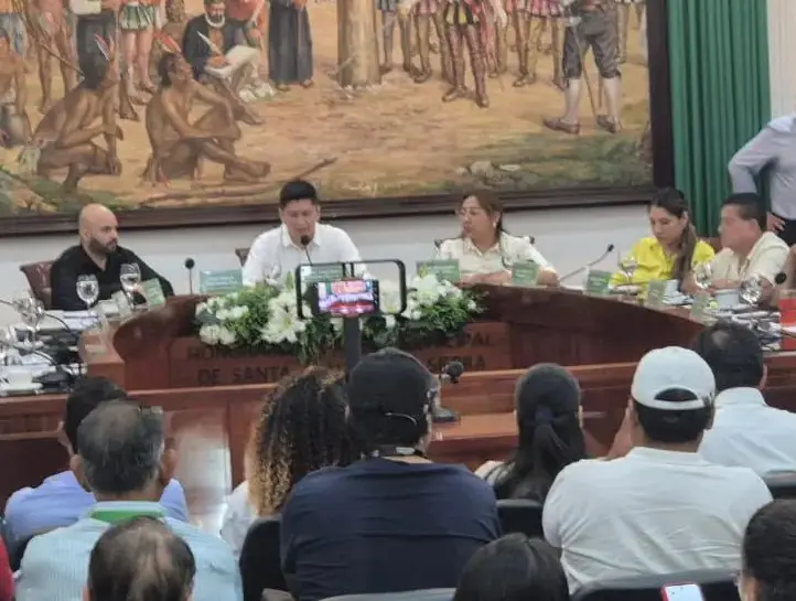 La sesión se suspendió sin analizar la suplencia del alcalde/Captura de pantalla
