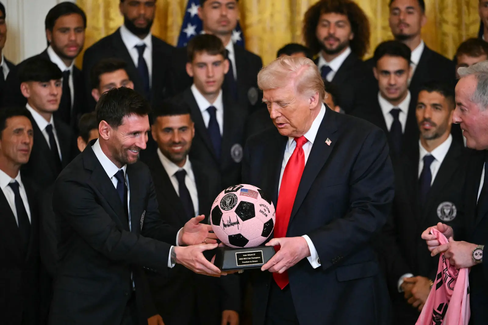 Trump homenajea a Messi y al Inter Miami en la Casa Blanca
