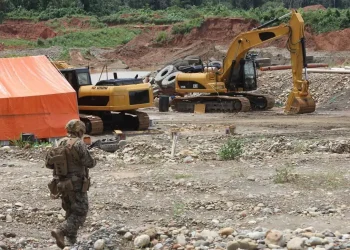 Megaoperativo destruye nueve campamentos de minería ilegal en río Beni