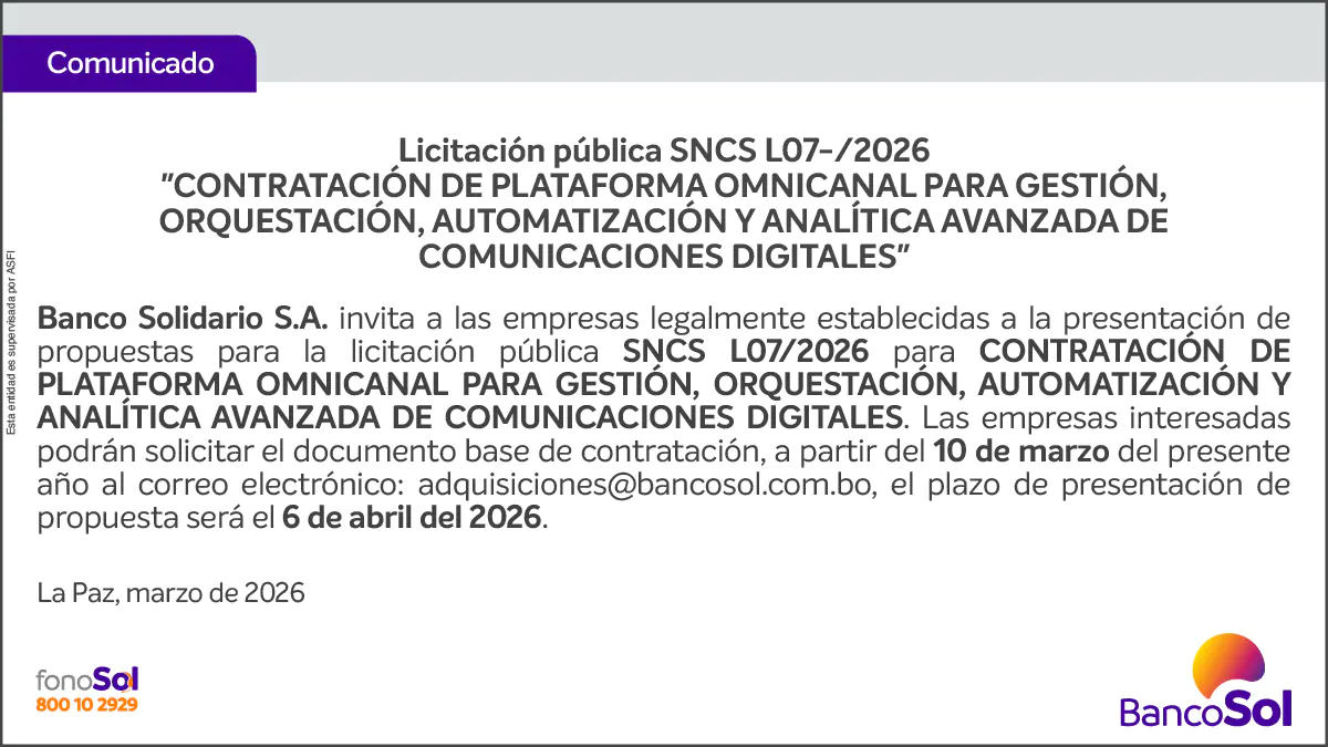 COMUNICADO