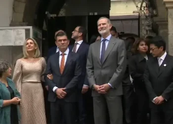 Paz y el rey Felipe VI recorren el Museo Nacional de Etnografía y Folklore