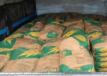 La harina decomisada por la Aduana/ Aduana Nacional