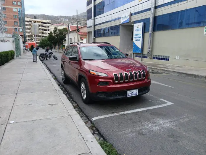Servicio de parqueos tarifados en el municipio de La Paz. FOTO: GAMLP