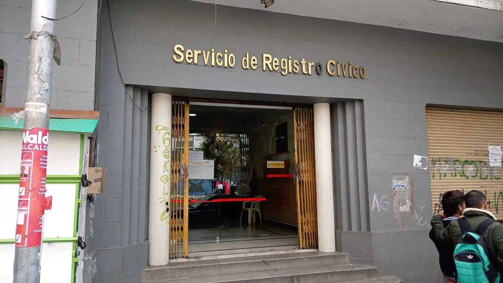 Frontis de la oficina central del Serecí en la avenida 16 de Julio FOTO: SERECÍ