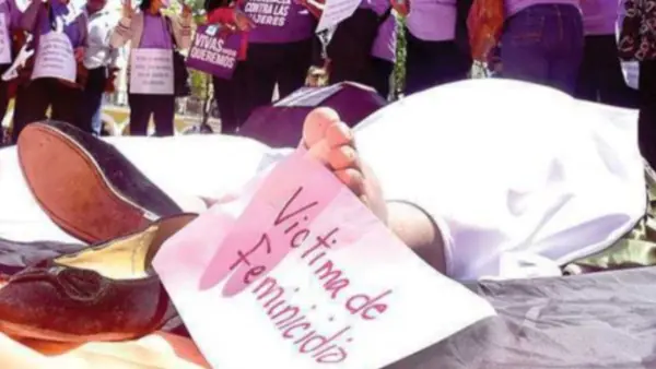 Una protesta de mujeres por los feminicidios. FOTO: RRSS