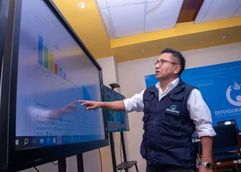 Informe del defensor del Pueblo, Pedro Callisaya. FOTO: Defensoría del Pueblo