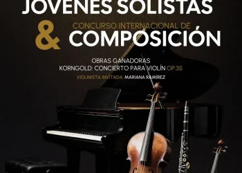 El aficeh con la convocatoria para los concursos lanzados por la Sinfónica Nacional. FOTO: OSNB