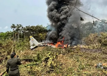 El avión C-130 se estrelló a poco de haber despegado/AFP
