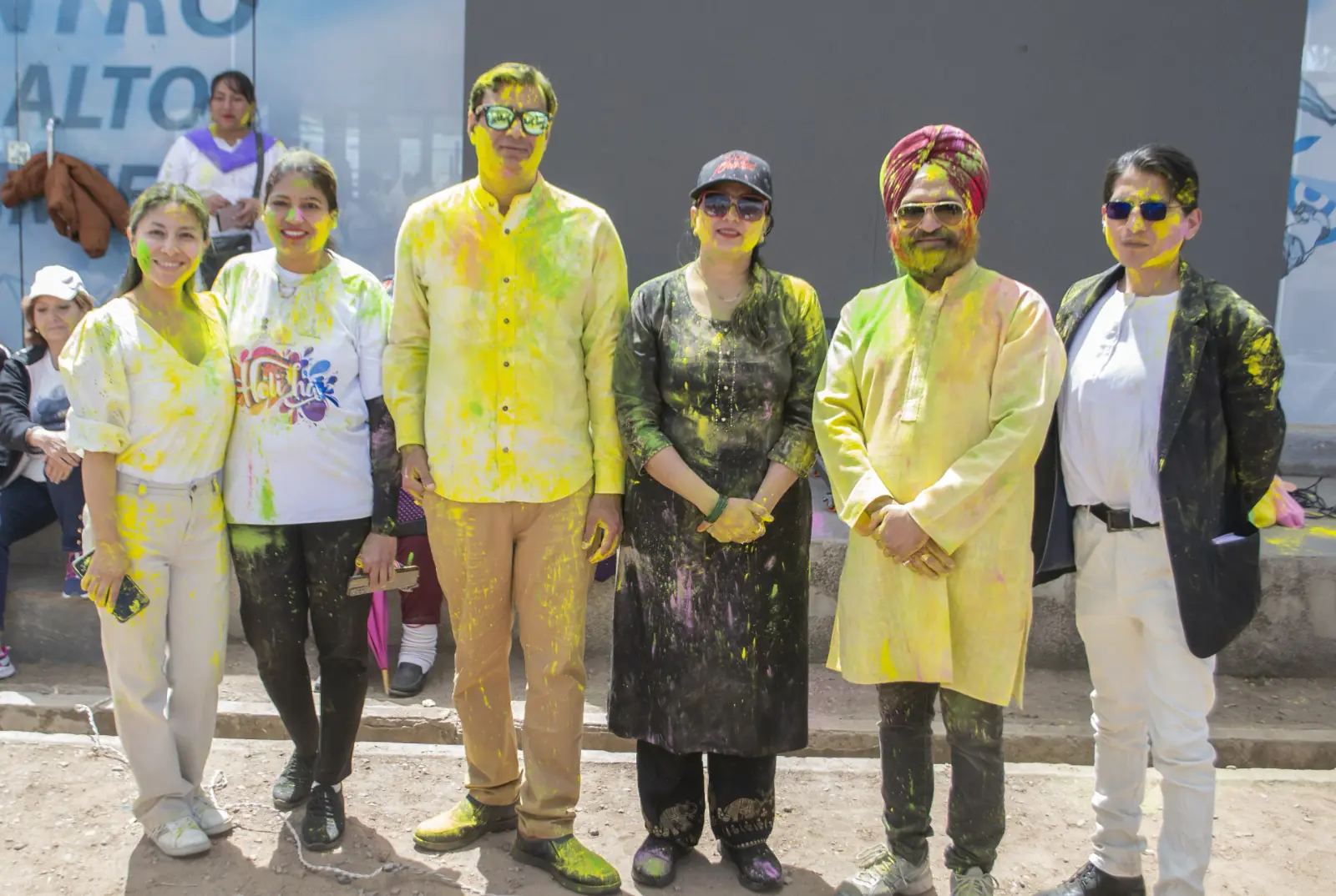 La Paz celebró ‘Holi’, festival tradicional de la India