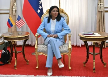 Delcy Rodríguez, presidente interina de Venezuela/AFP