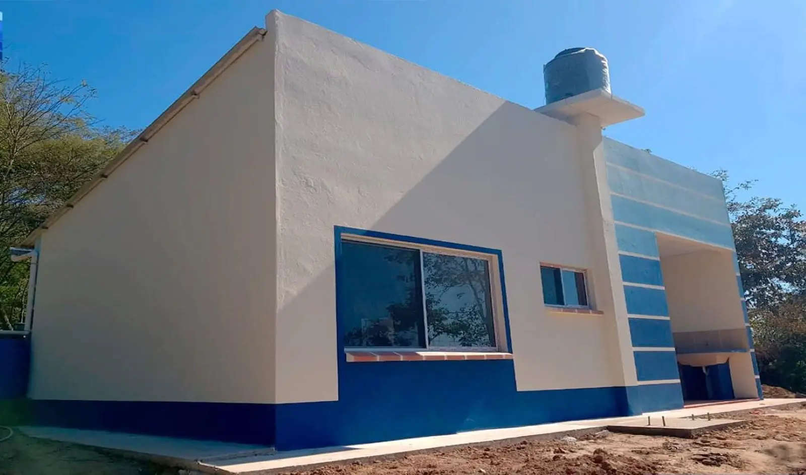 Una vivienda construida por el Gobierno. FOTO: Ministerio de Obras Públicas