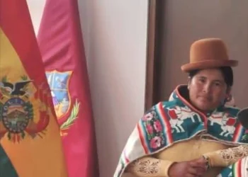 La alcaldesa electa de Huachacalla, Irma Alcón. FOTO: RRSS