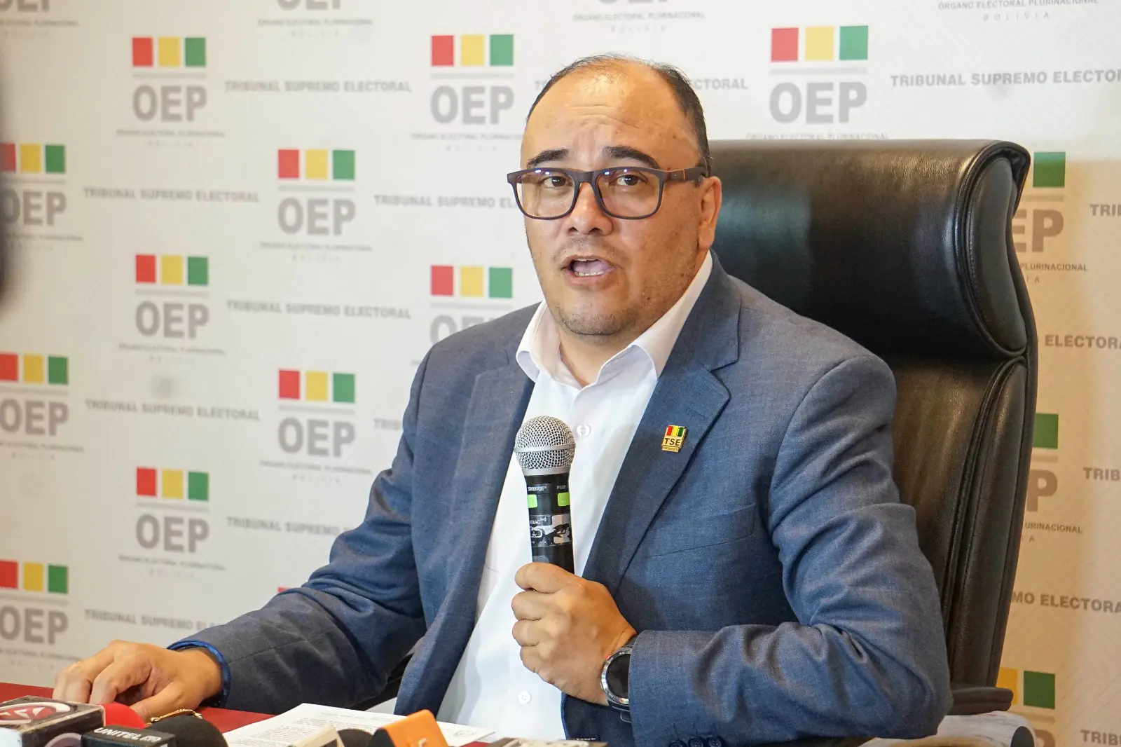 El presidente el TSE Gustavo Ávila, dio detalles del proceso contra NGP/Archivo