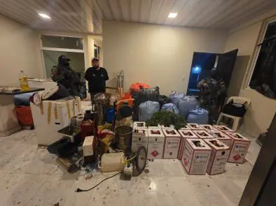 En una vivienda se acopiaba la droga/Felcn