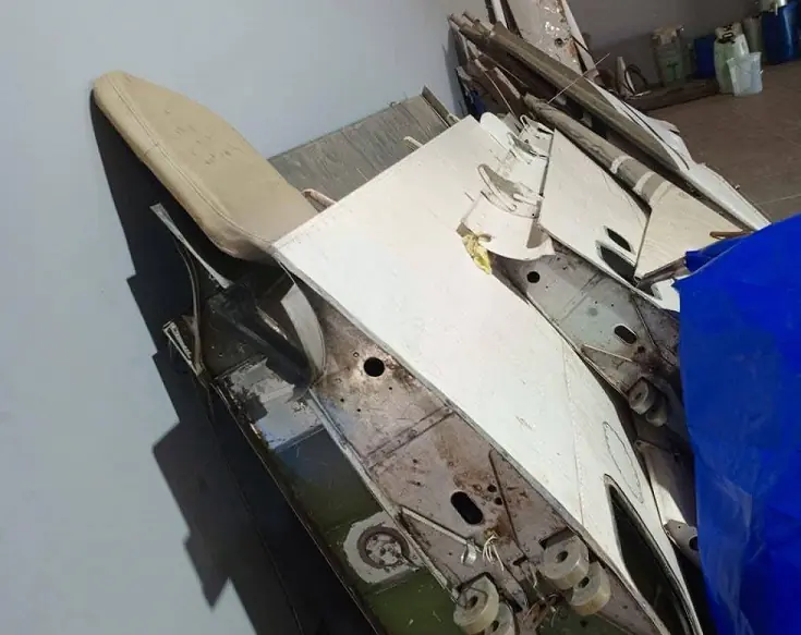 Se encontraron varias piezas dentro el hangar/RRSS