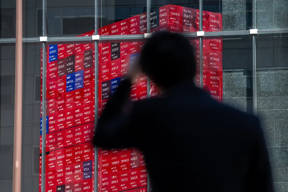 El índice Nikkei de la Bolsa de Tokio cerró con una baja de 0,73%/AFP
