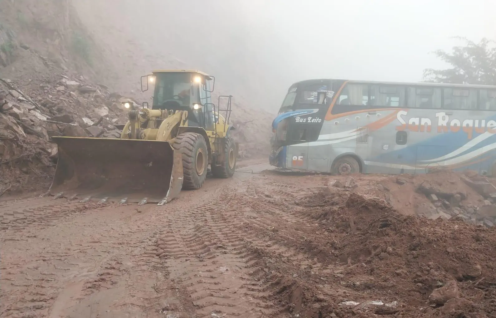 En Tarija en la ruta la Chaco hay problemas por una mazamorra/ABC