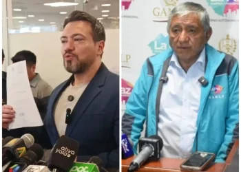 El diputado Alejandro Reyes envió una solicitud para solicitar el arraigo del alcalde de La Paz, Iván Arias. FOTO: RRSS