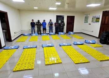 La droga incautada en Beni/FELCN
